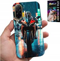 ETUI DO XIAOMI POCO X7 PRO 5G - MOTOR, MOTOCYKLE JEDNOŚLAD WZORY + SZKŁO