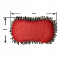 ZESTAW RĘCZNIK RĘKAWICA GĄBKA SKŁADANE WIADRO DO MYCIA SAMOCHODU AUTA