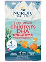 Nordic Naturals Children's DHA Gummies 600mg Omega Owoce Tropikalne 30sztuk