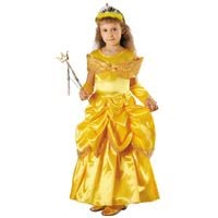 strój bella lux 98/104 - żółta bal przedstawienie
