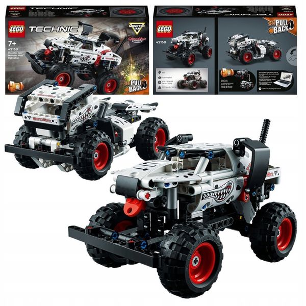 LEGO Technic Monster Dalmatian Silnik PullBack 2w1 42150 zdjęcie 10