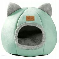 DOMEK DLA KOTA Budka Legowisko Pluszowe Na Zimę