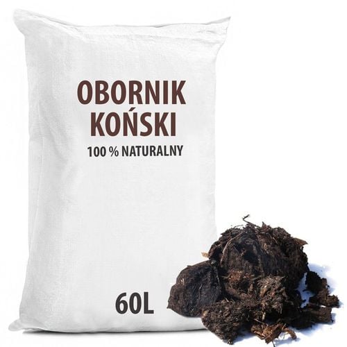 PRAWDZIWY OBORNIK KOŃSKI NIEGRANULOWANY NAJLEPSZY JESIENNY NAWÓZ WOREK na Arena.pl