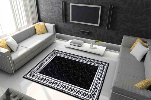 RUG/LU/MOSSE/FRAME/BLACK+GREY/70x300 na Arena.pl