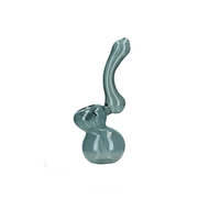 szklany bubbler plain 13,5 cm czarny