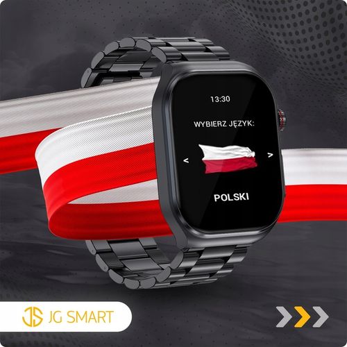 SMARTWATCH DLA SENIORA ZEGAREK EKG FUNKCJA POMIARU CUKRU CIŚNIENIE MENU POL na Arena.pl