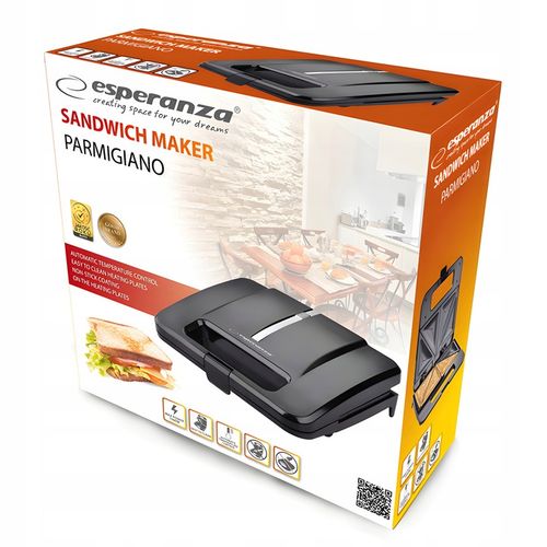 TOSTER OPIEKACZ DO KANAPEK TOSTÓW SANDWICH 1000W NIEPRZYWIERAJĄCA na Arena.pl