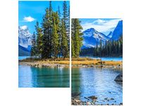 60X60CM JEZIORO MALIGNE DWU OBRAZ ŚCIAN