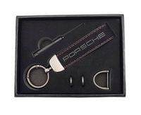 PORSCHE BRELOK samochodowy PORSCHE BRELOCZEK do kluczy + pudełko na prezent