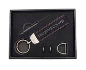 PORSCHE BRELOK samochodowy PORSCHE BRELOCZEK do kluczy + pudełko na prezent