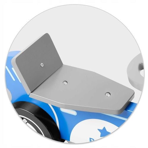 AUTO KOŃ NA BIEGUNACH POLICJA ZABAWKA NA BIEGUNACH DREWNIANY BUJACZEK na Arena.pl