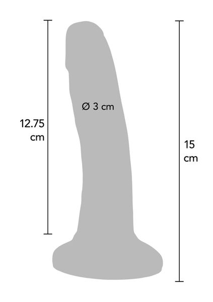 Happy Dicks Dong 6 Inch Pink zdjęcie 3