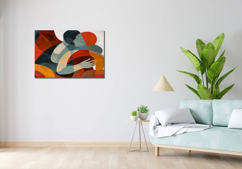 Obraz 90x60cm Wtop Się We Mnie zdjęcie 2