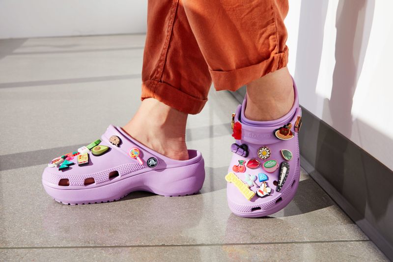 Damskie Buty Chodaki Klapki Crocs Platforma 206750 Clog 41-42 zdjęcie 7
