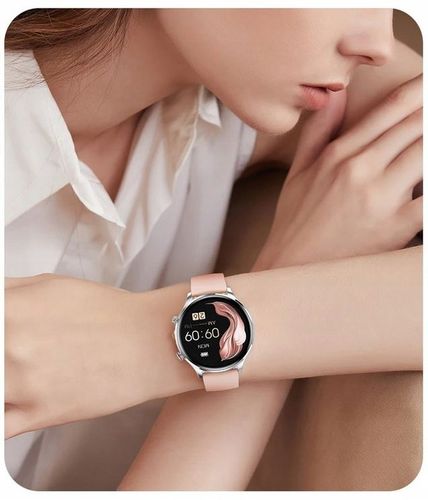 Zegarek Damski Smartwatch z Funkcją Rozmowy Menu PL + 2 PASKI + SŁUCHAWKI na Arena.pl