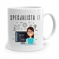 Kubek Informatyka Programisty Specjalista It Z Nadrukiem Ze Zdjęciem