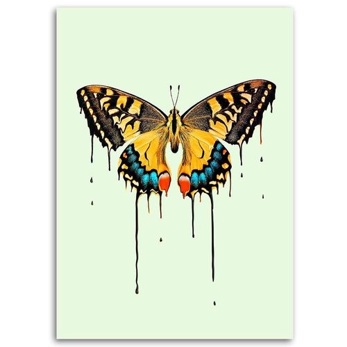Deco Panel, Malowany motyl 70x100 na Arena.pl