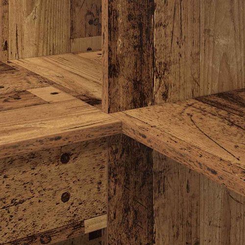 Biurko narożne z półką Stare drewno 101,5 x 149,5 x 149,5 cm na Arena.pl