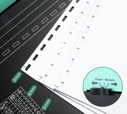 Bindownica do papieru OFFNOVA CS12 21 dziur 450 kartek A4 A5 regulacja na Arena.pl