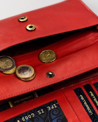 skórzany portfel damski na karty - peterson na Arena.pl