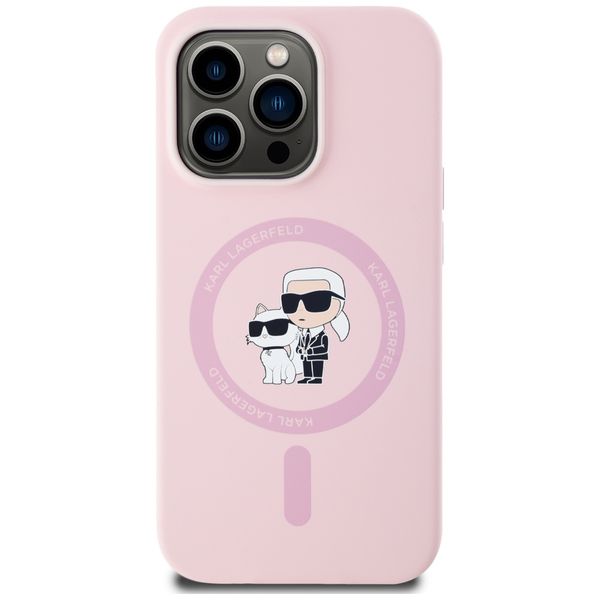 Etui Karl Lagerfeld do iPhone 14 Pro Max, Różowy, MagSafe zdjęcie 3