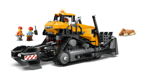 LEGO City Żółty buldożer 60466 pojazd budowlany z silnikiem i osobami 60466 na Arena.pl