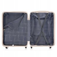 BETLEWSKI Walizka podróżna na wyjazd zamek na szyfr wytrzymała odporna