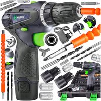 WIERTARKO WKRĘTARKA AKUMULATOROWA 2XAKU + WALIZKA