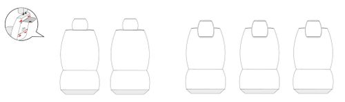 Renault Scenic I Pokrowce dopasowane na fotele na Arena.pl