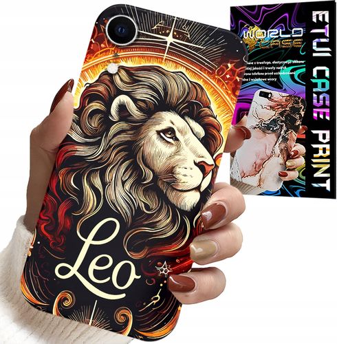 ETUI DO IPHONE XR - LEW, ZNAK ZODIAKU ASTRONOMIA, CASE + SZKŁO na Arena.pl