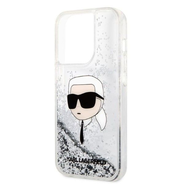 Etui Karl Lagerfeld do iPhone 14 Pro Max, Srebrny zdjęcie 6