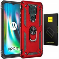Spacecase Ring Nx Moto G9 Play/E7 Plus Czerwony