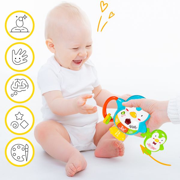 Grzechotki Interaktywne Gryzaki Muzyczny Pingwinek dla Malucha zdjęcie 11