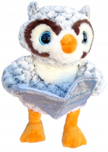 PLUSZOWA SOWA MASKOTKA INTERAKTYWNA MÓWI OPOWIADAJĄCA 3 BAJKI POLSKIE na Arena.pl
