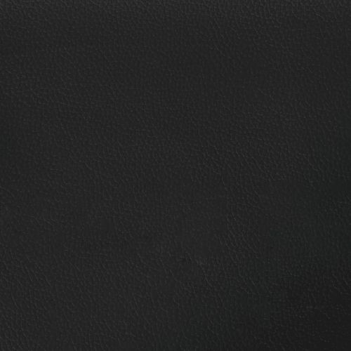 Łóżko z materacem, czarne, 140x190 cm, sztuczna skóra na Arena.pl