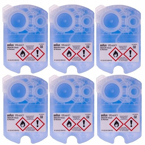 Oryginalne wkłady BRAUN CCR 5+1 Płyn czyszczący wkłady do golarki na Arena.pl