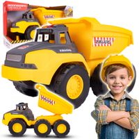 Wywrotka Auto Budowlane Pojazd z Napędem Światło Dźwięk