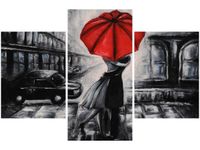90X60CM OBRAZ ZAKOCHANI TRZY OBRAZY