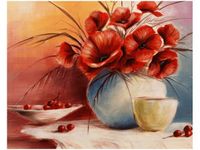 40X50CM MAKOWA KOMPOZYCJA OBRAZ