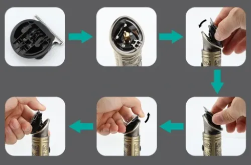 TRYMER DO WŁOSÓW GOLARKA DO BRODY ZESTAW 6W1 na Arena.pl