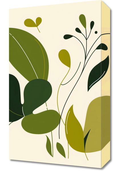 Obraz 30x50cm Świeżość Liści zdjęcie 1