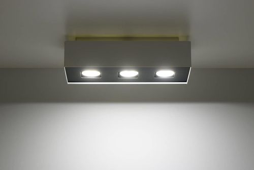 Downlight LAMPA sufitowa SL.0068 prostokątna OPRAWA metalowa biała na Arena.pl