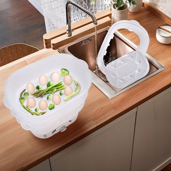 Parowar Aigostar 12 l biały 900 W zdjęcie 5