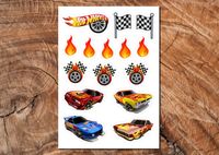 Wydruk cukrowy A4 Hot Wheels 15 elem. DIY