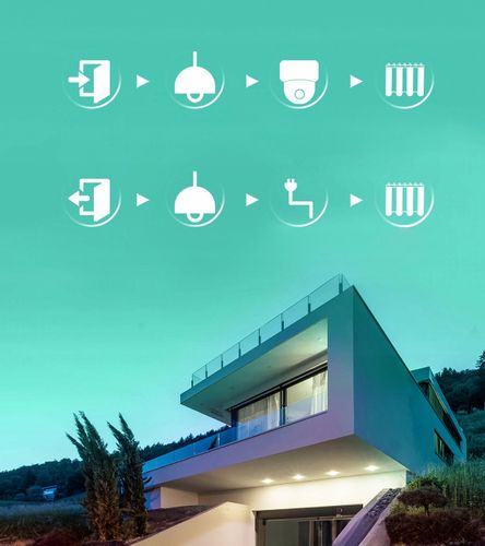 Włącznik Pilot Scen 4 Kanały 12 Program ZigBee TUYA Bezprzewodowy na Arena.pl