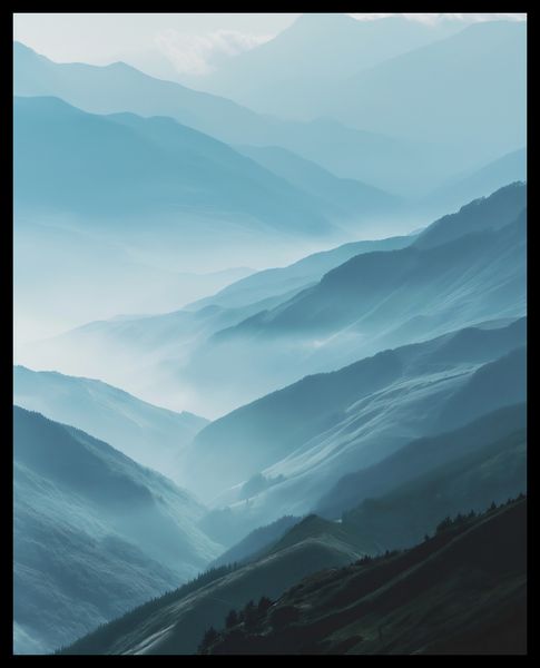 Plakat 40x50cm Między Chmurami zdjęcie 2