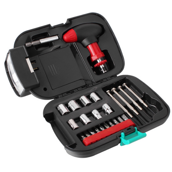 Zestaw narzędzi z latarką 24 elementy zdjęcie 6