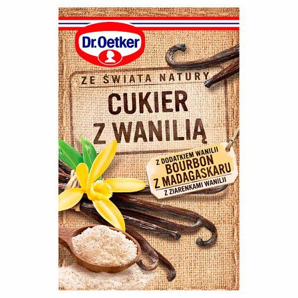 DR OETKER CUKIER Z WANILIĄ BOURBON 12G zdjęcie 1