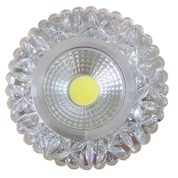 SAK-03 AL/TR 5W LED cob 230V opr. strop. stała okrągła szkło akrylowe bezb zdjęcie 1