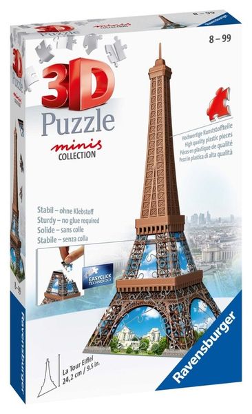 Puzzle 3D RAVENSBURGER Mini budowle Wieża Eiffla zdjęcie 5